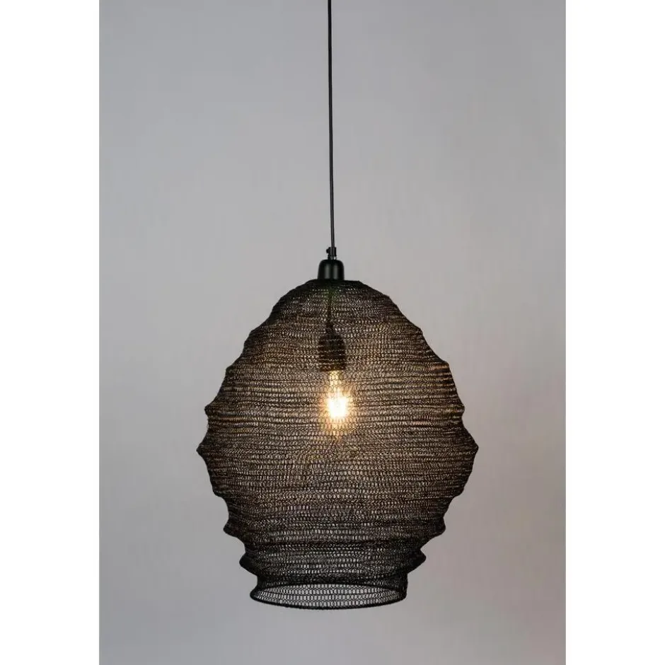 Housecraft Lena Hanglamp L Zwart