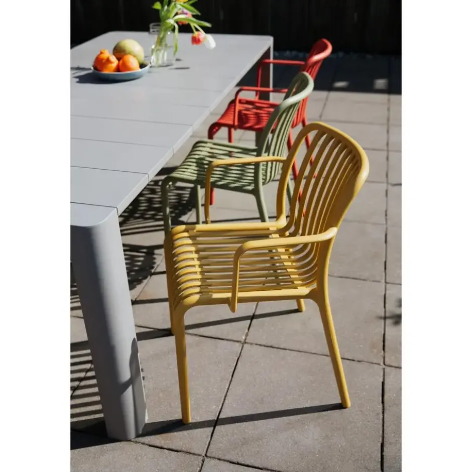 Housecraft Living Mante Tuinstoelen Groen - Set van 4