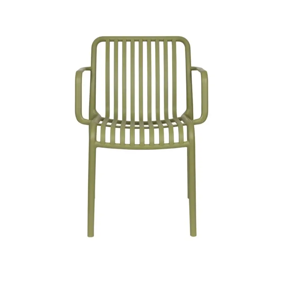 Housecraft Living Mante Tuinstoelen Groen - Set van 4