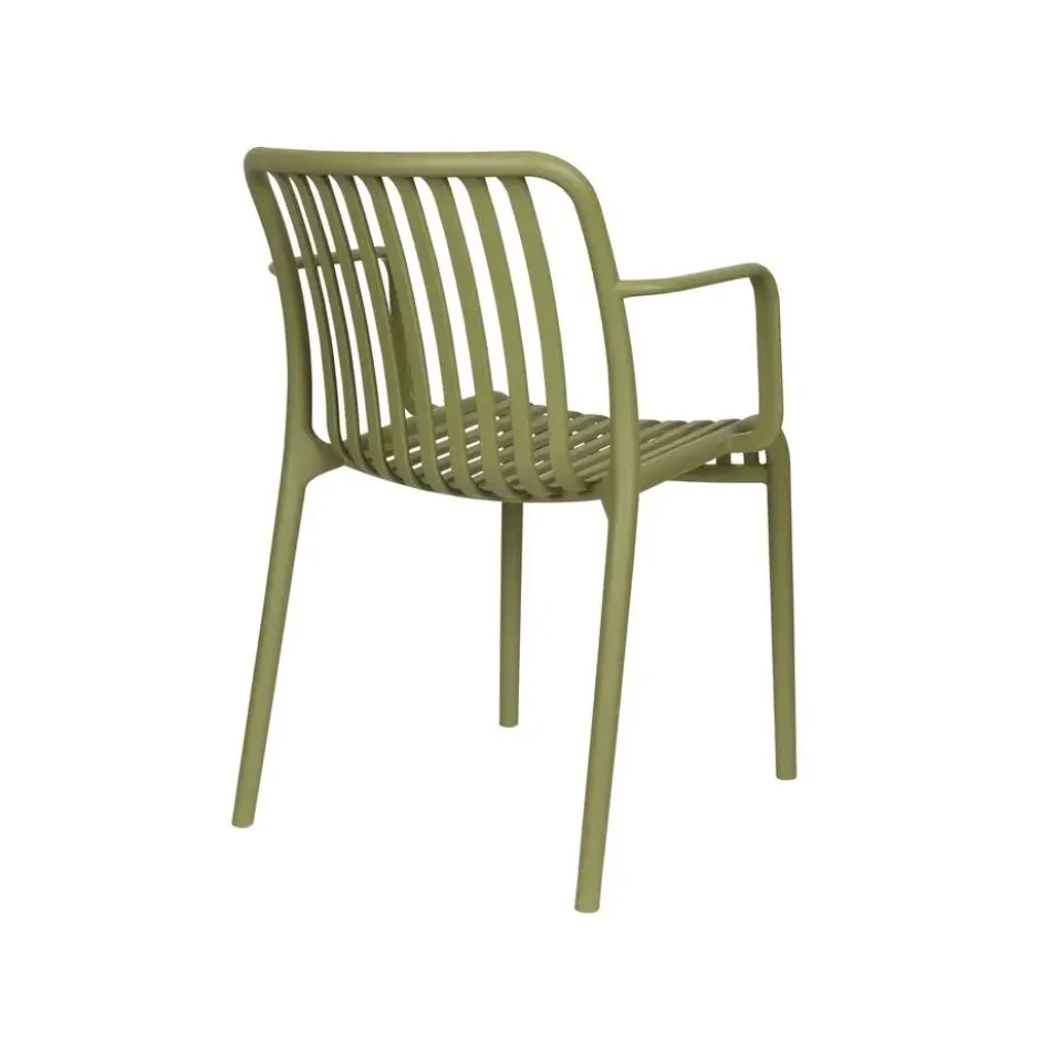 Housecraft Living Mante Tuinstoelen Groen - Set van 4