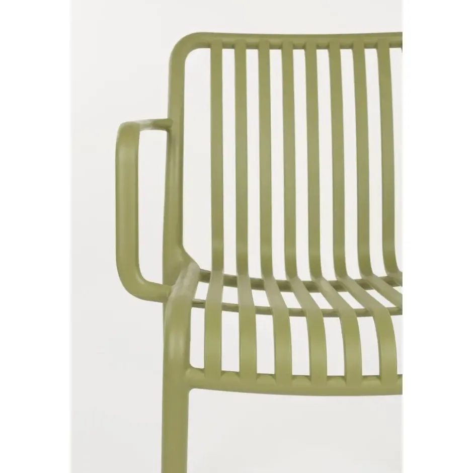 Housecraft Living Mante Tuinstoelen Groen - Set van 4