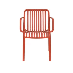Housecraft Living Mante Tuinstoelen Terra/ Rood - Set van 4