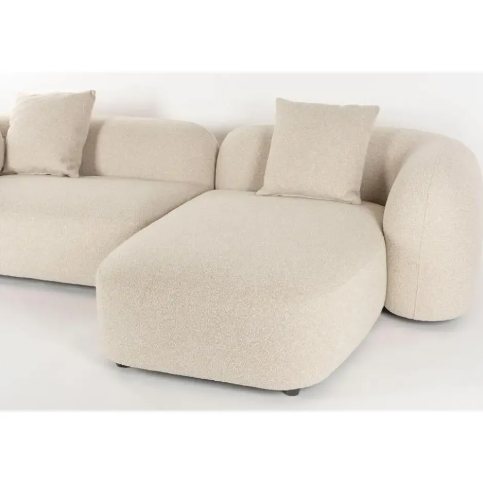Housecraft Living Perry 3-Zitsbank Chaise Longue Rechts Beige
