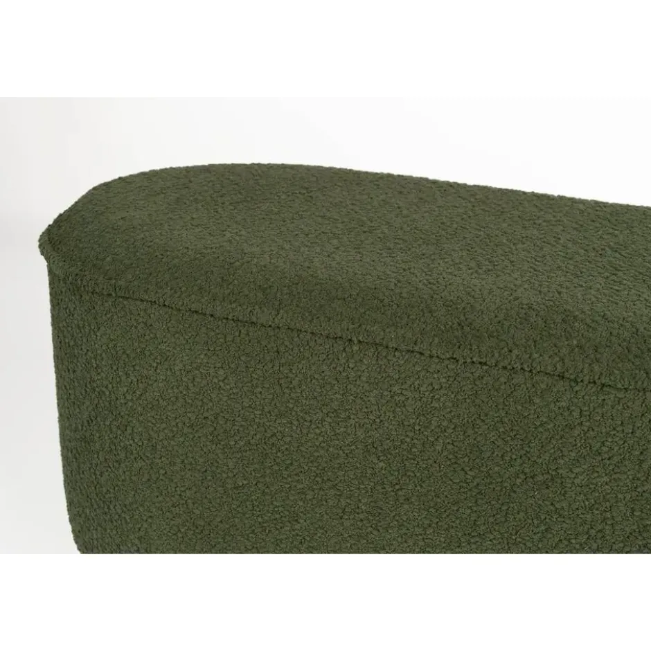 Housecraft Marcos Bankje Bouclé Groen