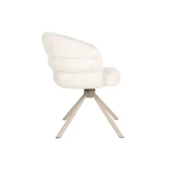 Housecraft Marjolein Eetkamerstoelen Armleuning Beige - Set van 2