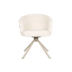 Housecraft Marjolein Eetkamerstoelen Armleuning Beige - Set van 2