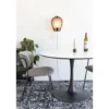 Housecraft Maru Eettafel Rond 110 cm Marmerlook Wit