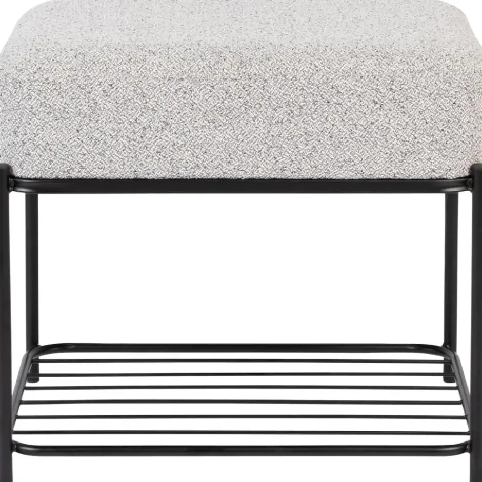 Housecraft Milou Kruk/ Poef Rechthoekig - Grijs