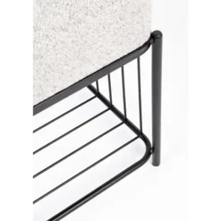 Housecraft Milou Kruk/ Poef Vierkant - Grijs