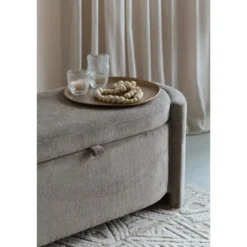 Housecraft Miro Bankje met Opbergruimte 108 cm - Grijs