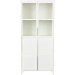 Housecraft Miya Kast/ Opbergkast Hoog Metaal Wit
