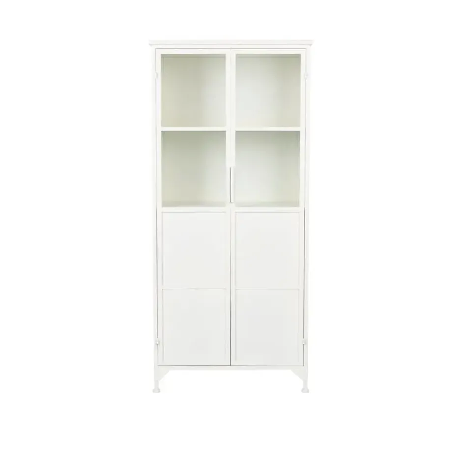 Housecraft Miya Kast/ Opbergkast Hoog Metaal Wit