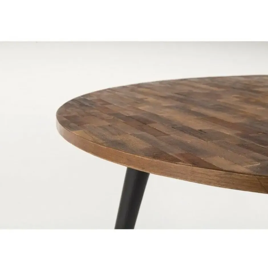 Housecraft Mo Eettafel Rond 110 cm Hout Naturel