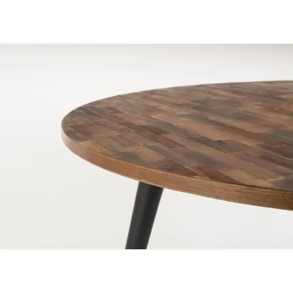 Housecraft Mo Eettafel Rond 110 cm Hout Naturel