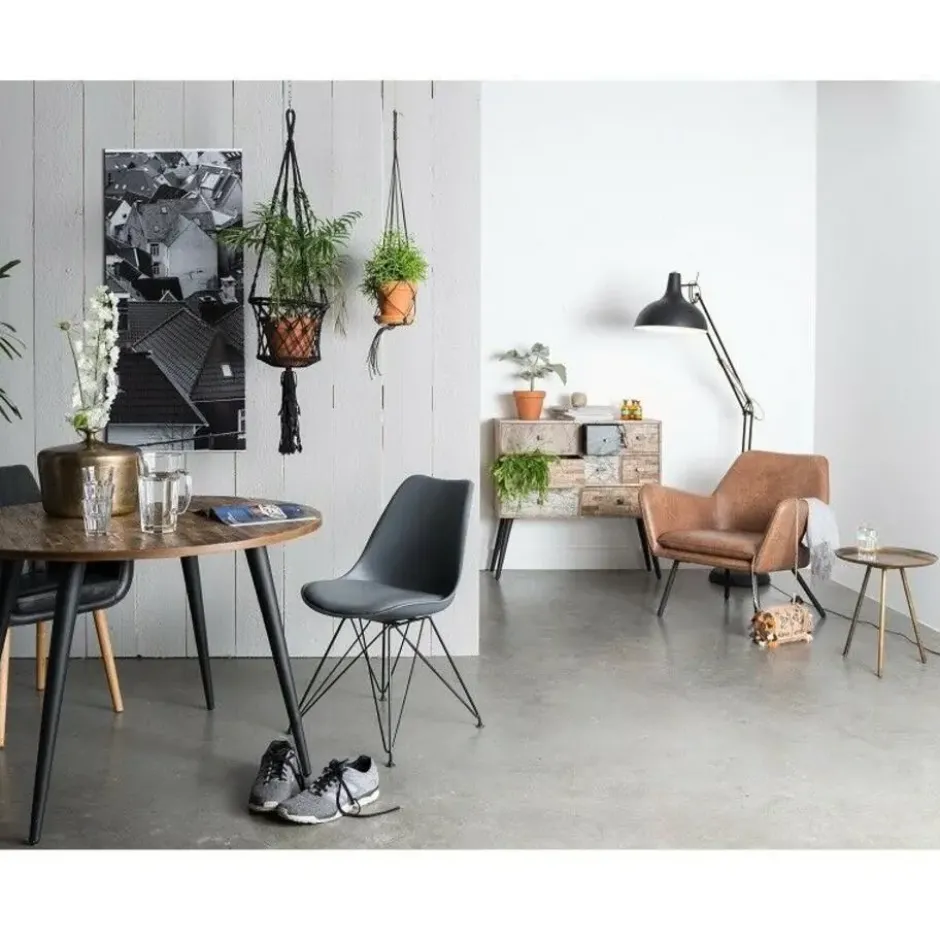 Housecraft Mo Eettafel Rond 110 cm Hout Naturel