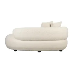 Housecraft Noxx Bank 2,5 zits Teddy stof Wit