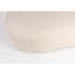Housecraft Noxx Bank 2,5 zits Teddy stof Wit