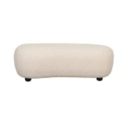 Housecraft Noxx Hocker Teddy stof Wit