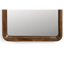 Housecraft Nyko Spiegel/ Wandspiegel Rechthoekig Hout 120x34 cm (L) Bruin