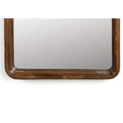 Housecraft Nyko Spiegel/ Wandspiegel Rechthoekig Hout 120x34 cm (L) Bruin