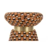 Housecraft Pin Poef/ Kruk - Bruin
