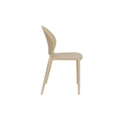 Housecraft Sjoerd Tuinstoelen Kunststof Beige - Set van 4