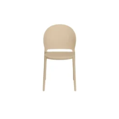 Housecraft Sjoerd Tuinstoelen Kunststof Beige - Set van 4