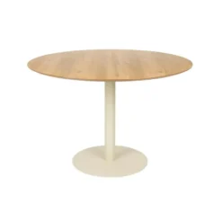 Housecraft Steven Eettafel Rond Beige