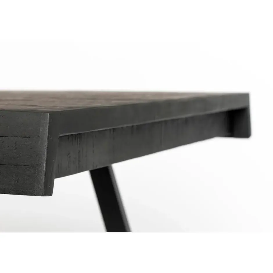 Housecraft Suri Eettafel 160x78 cm Hout Zwart