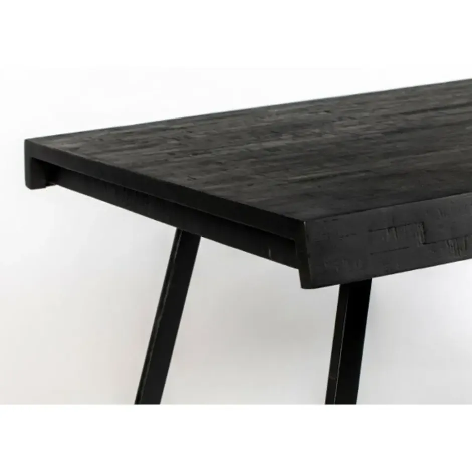 Housecraft Suri Eettafel 160x78 cm Hout Zwart