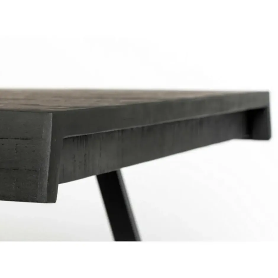 Housecraft Suri Eettafel 180x90 cm Hout Zwart