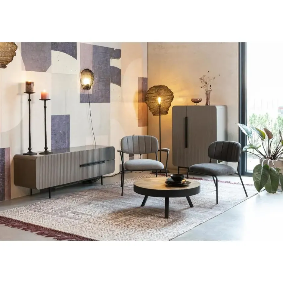 Housecraft Suri Salontafel Rond 70 cm Teakhout Bruin