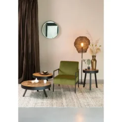 Housecraft Suri Salontafel Rond 70 cm Teakhout Bruin