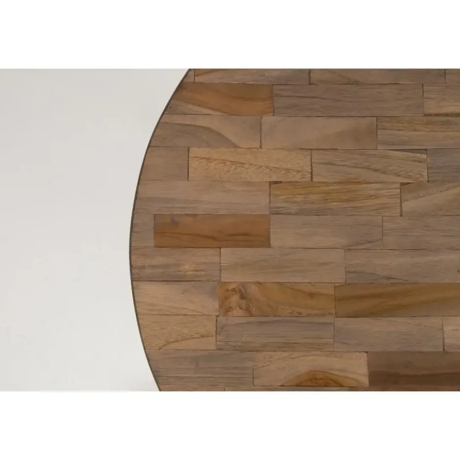 Housecraft Suri Salontafel Rond 70 cm Teakhout Bruin