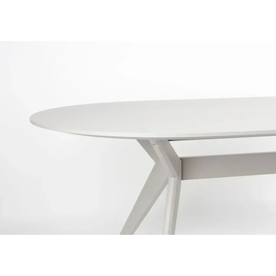 Housecraft Zeme Eettafel Ovaal 220x95 cm Hout Beige