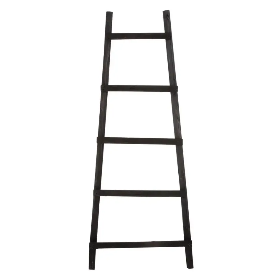 House of Seasons Ladderrek - L29 x B49 x H119 cm - Zwart