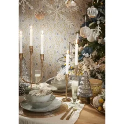 House of Seasons Stretto Kandelaar L21 x B9,5 x H40,5 cm Goud