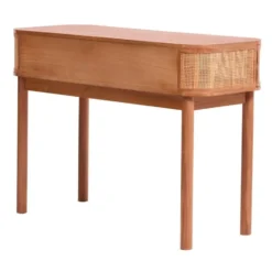 Houten Bureau met 2 Deuren