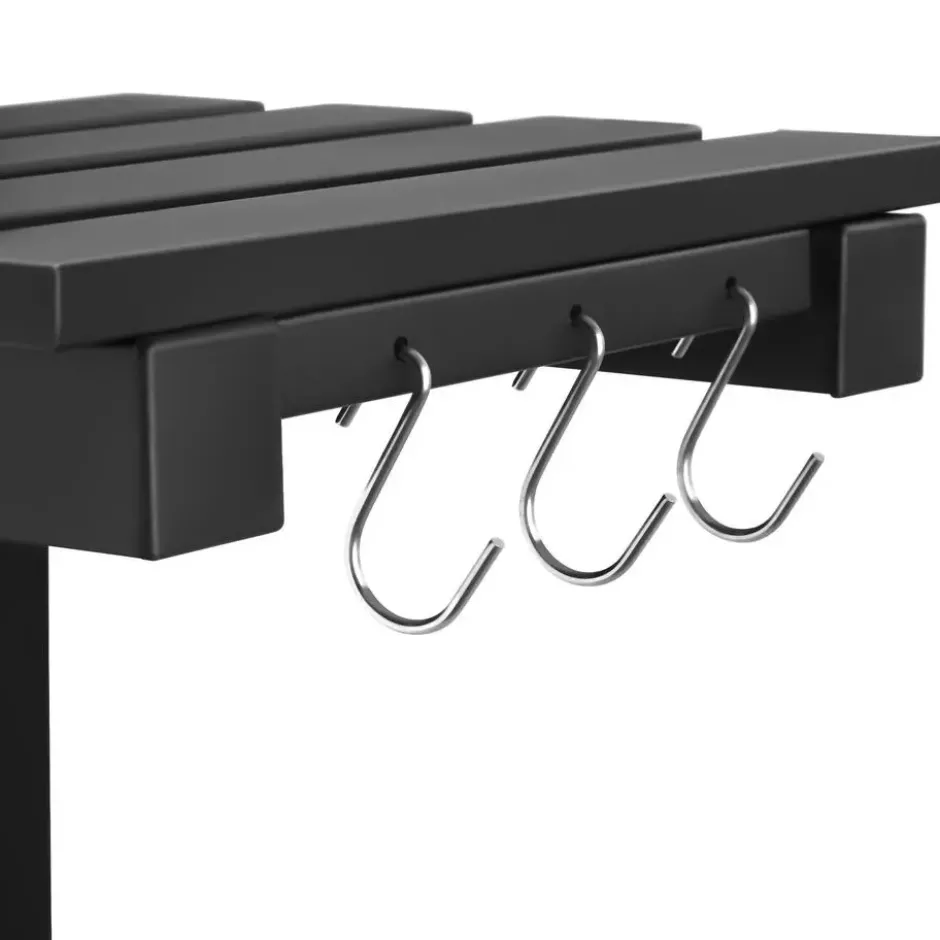 Houtskoolbarbecue - Verchroomd Grillrooster - Inklapbaar Zijrek - 110x64x104cm