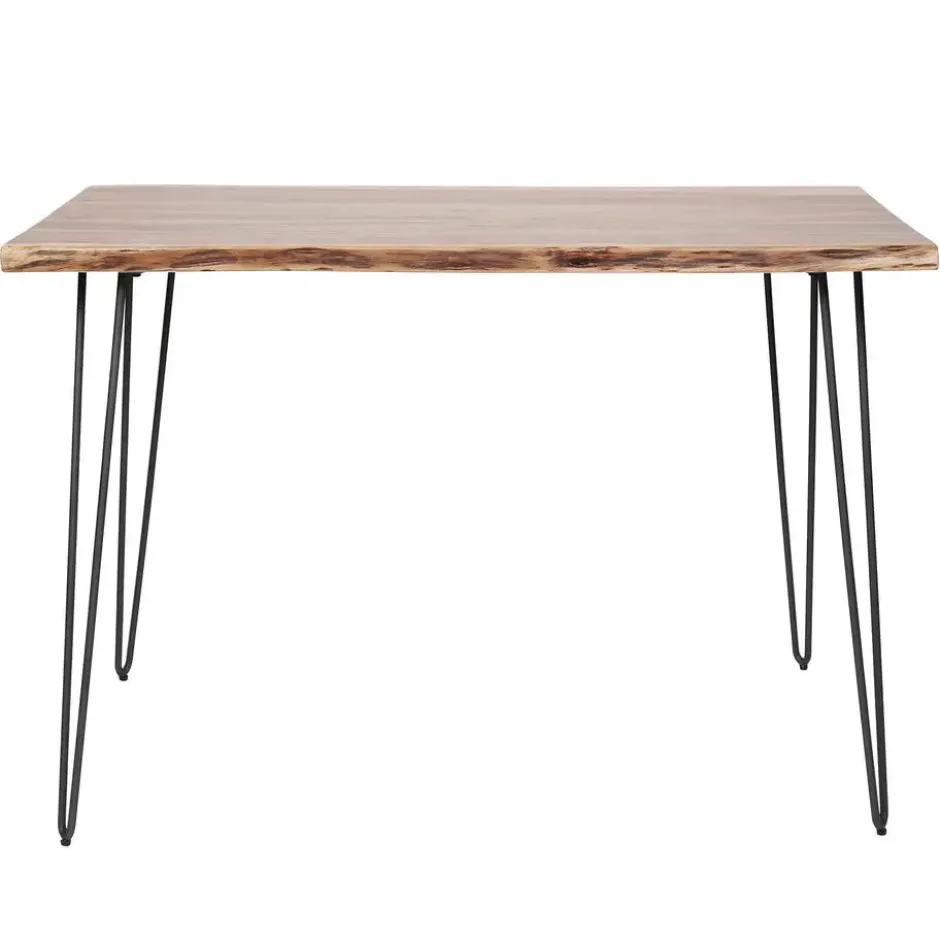 Hoyz - Bartafel Edge - Massief Acaciahout - Industrieel - 130x70x92