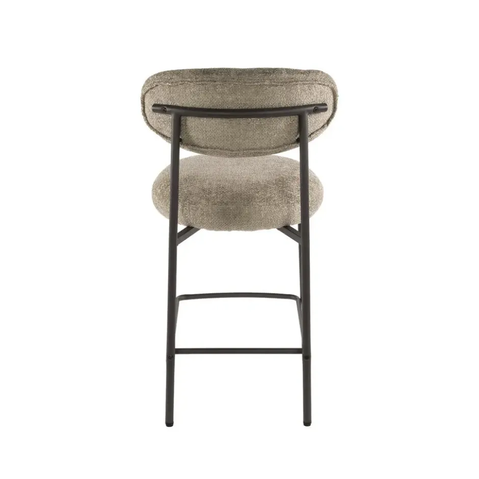 Hoyz Collection - Barstoel Round Verpakt Per 2 - Cargo Zand