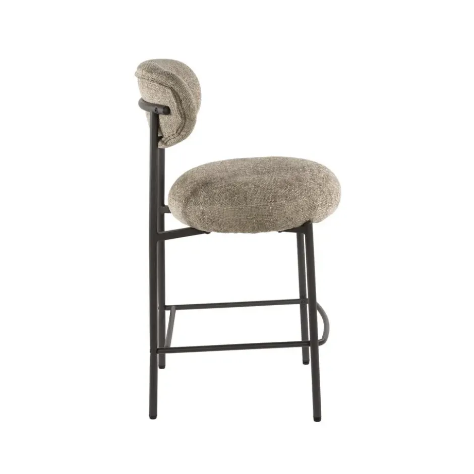 Hoyz Collection - Barstoel Round Verpakt Per 2 - Cargo Zand