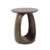 Hoyz Collection - Bijzettafel Flow Solid S - Massief Acacia Glaze Brown