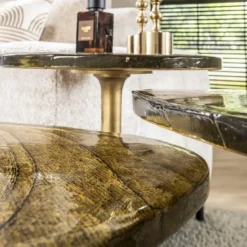 Hoyz Collection - Bijzettafel Eclipse L - Goud Antiek Finish