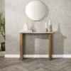 Hoyz Collection - Hal-kaptafel Romano Curvo - Keramiek Travertin