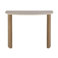 Hoyz Collection - Hal-kaptafel Romano Curvo - Keramiek Travertin