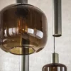 Hoyz Collection - Hanglamp Bronza Mix 4+3-lichts - Sienna Brown