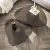 Hoyz Collection - Salontafel Tinto Driehoekig Set Van 2 - Brons Glas