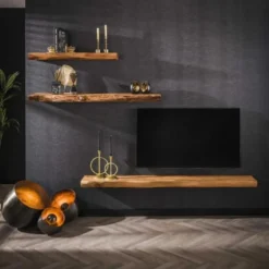 Hoyz Collection - Wandplank Tree 150cm - Acaciahout - M