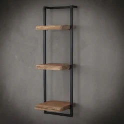 Hoyz - Wandplank Edge - 30cm - Acaciahout - Bruin